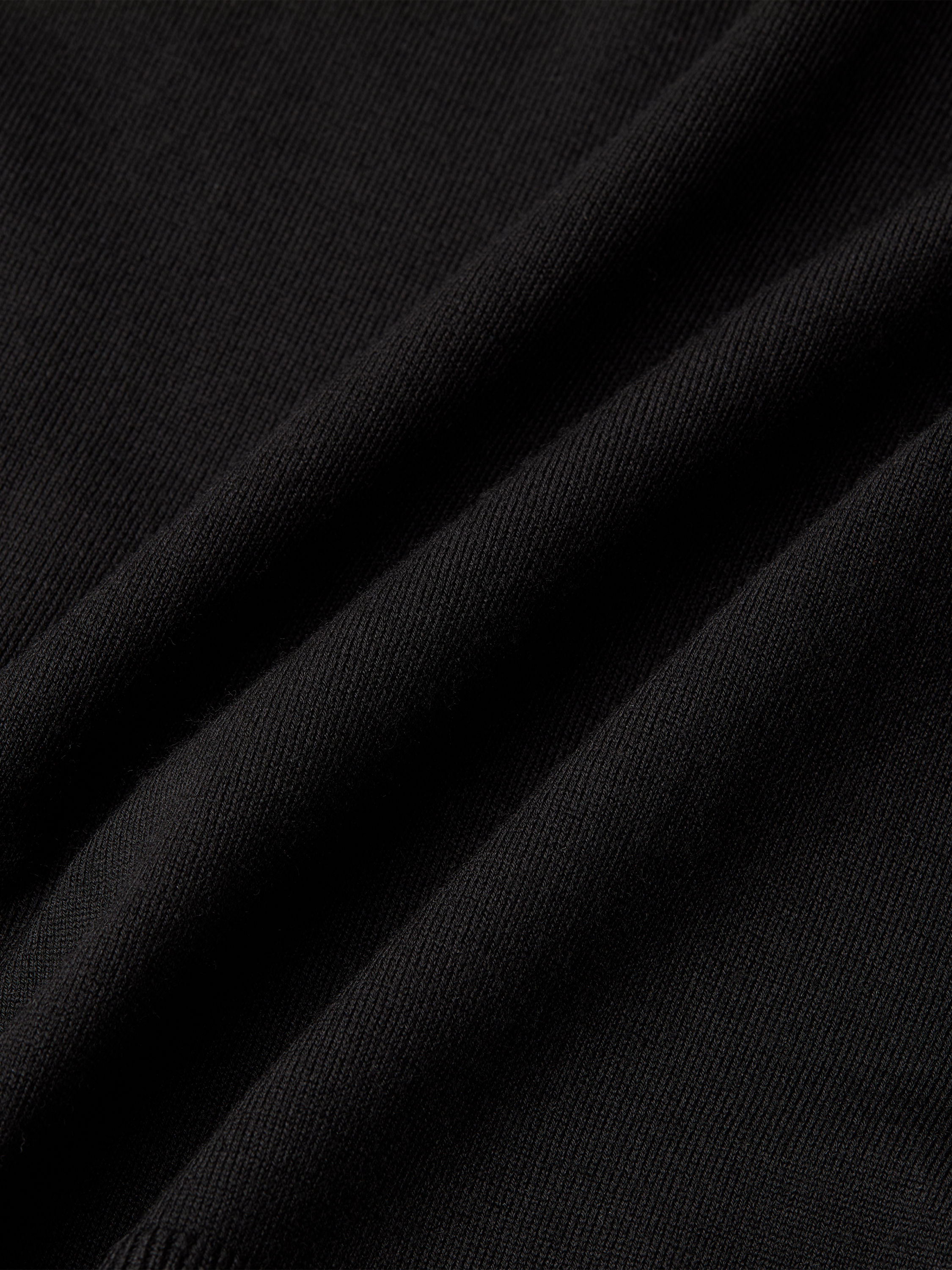 Black Wool Crewneck Product detail photo #2