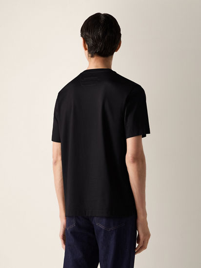 ブラック コットンTシャツ SS26 37150253 | Zegna JP