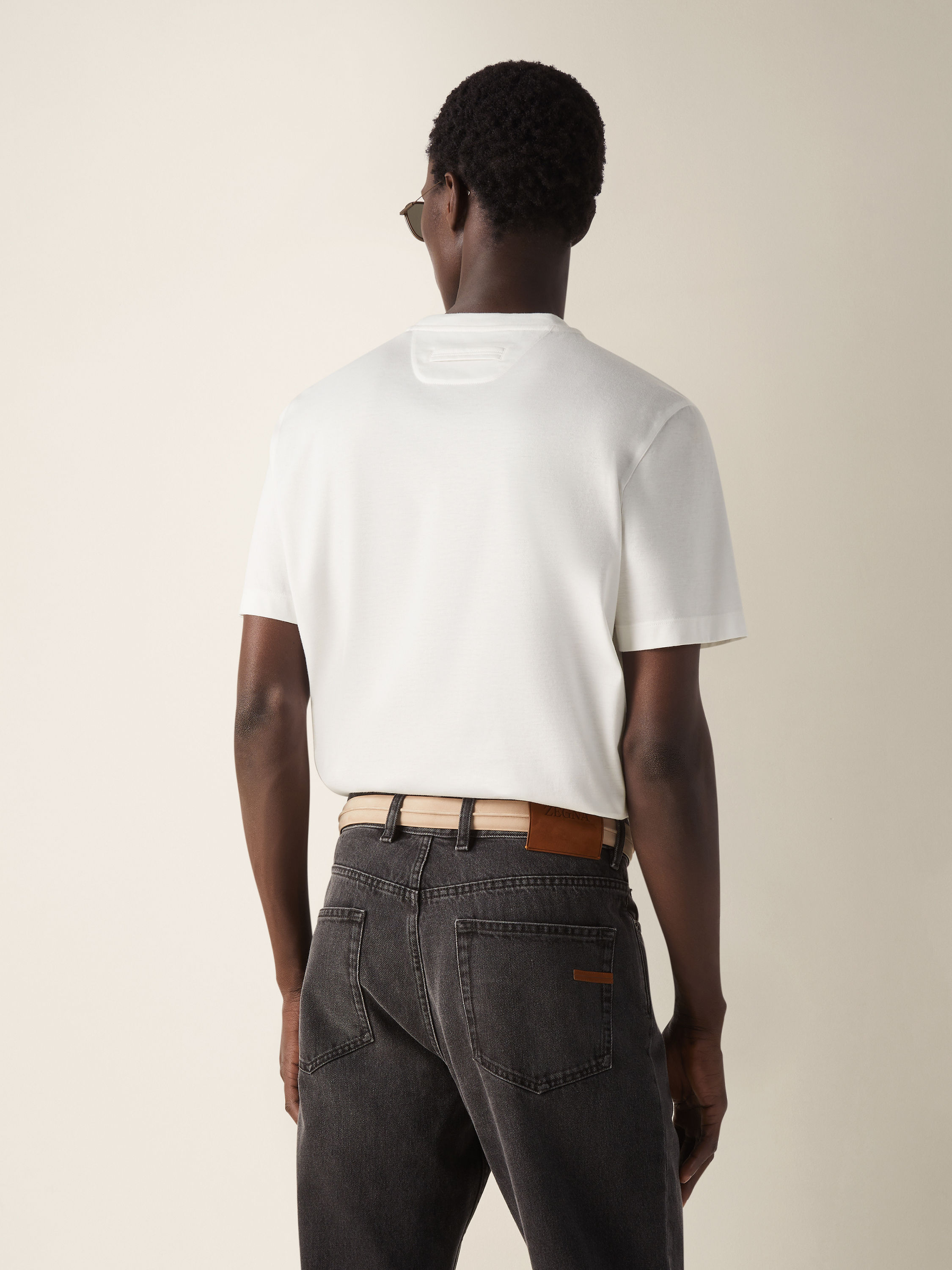 オプティカルホワイト コットンTシャツ 製品詳細写真 #3