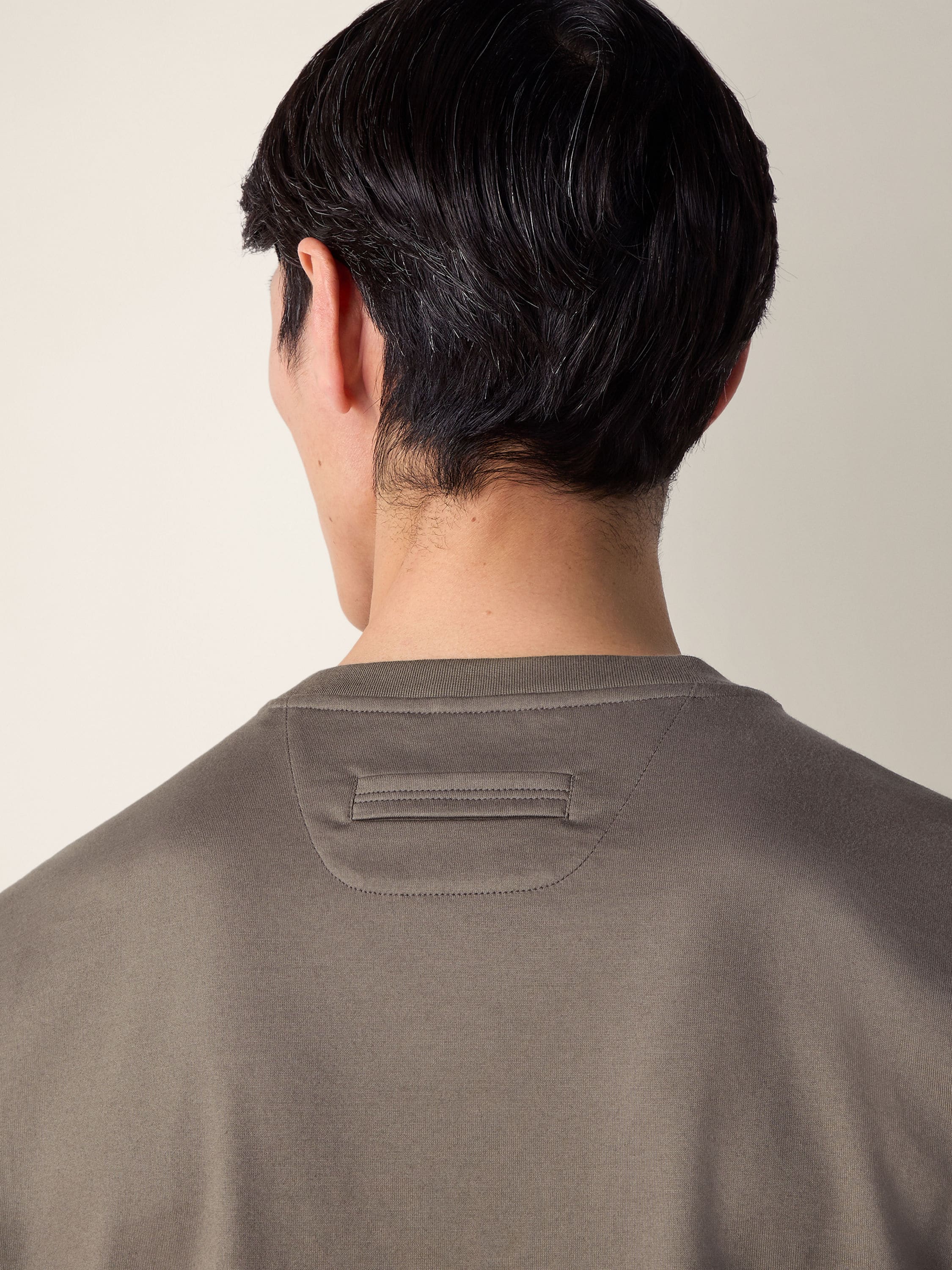 ダークトープ コットン Tシャツ 製品詳細写真 #1