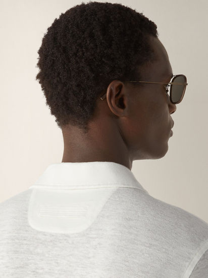 White Oasi Lino Polo Shirt SS26 37127812 | Zegna US