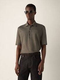 Ermenegildo Zegna COUTURE カシミヤ シルク ニットポロ Ermenegildo Zegna COUTURE カシミヤ シルク ニットポロ | ヤマダ