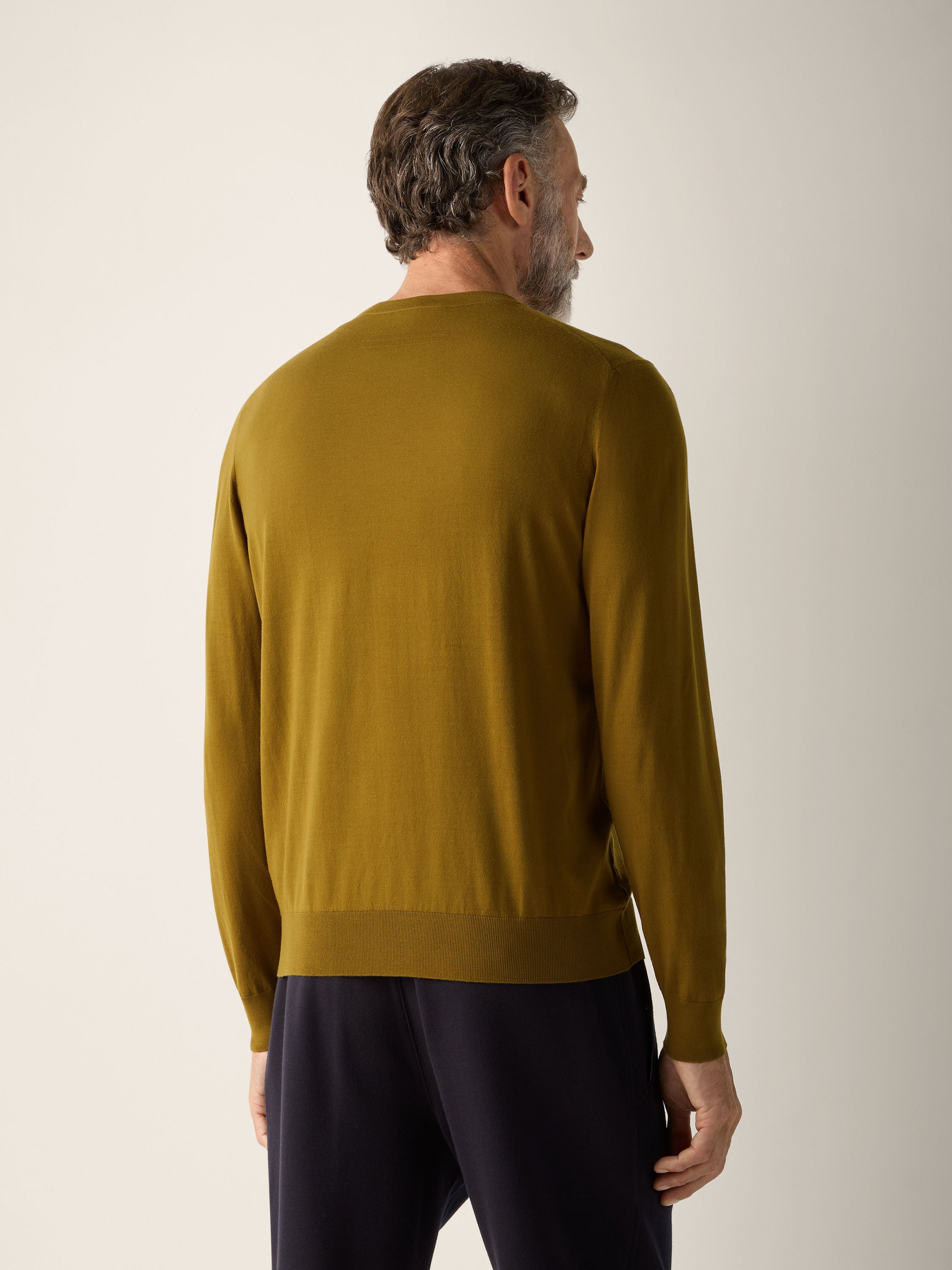 Olive Green Vellus Aureum Crewneck Product detail photo #5