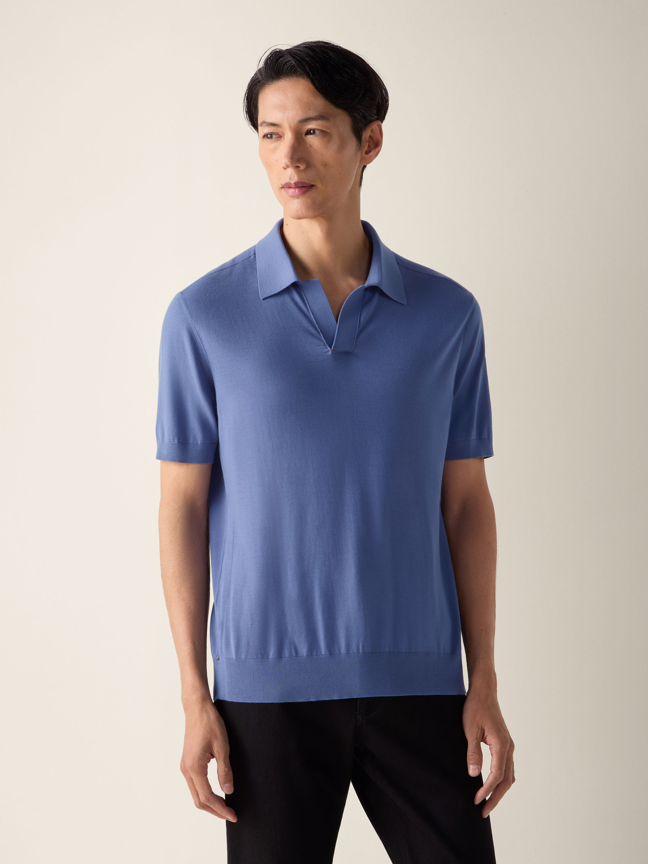 丁香紫 Vellus Aureum Polo 衫 产品细节图 #2