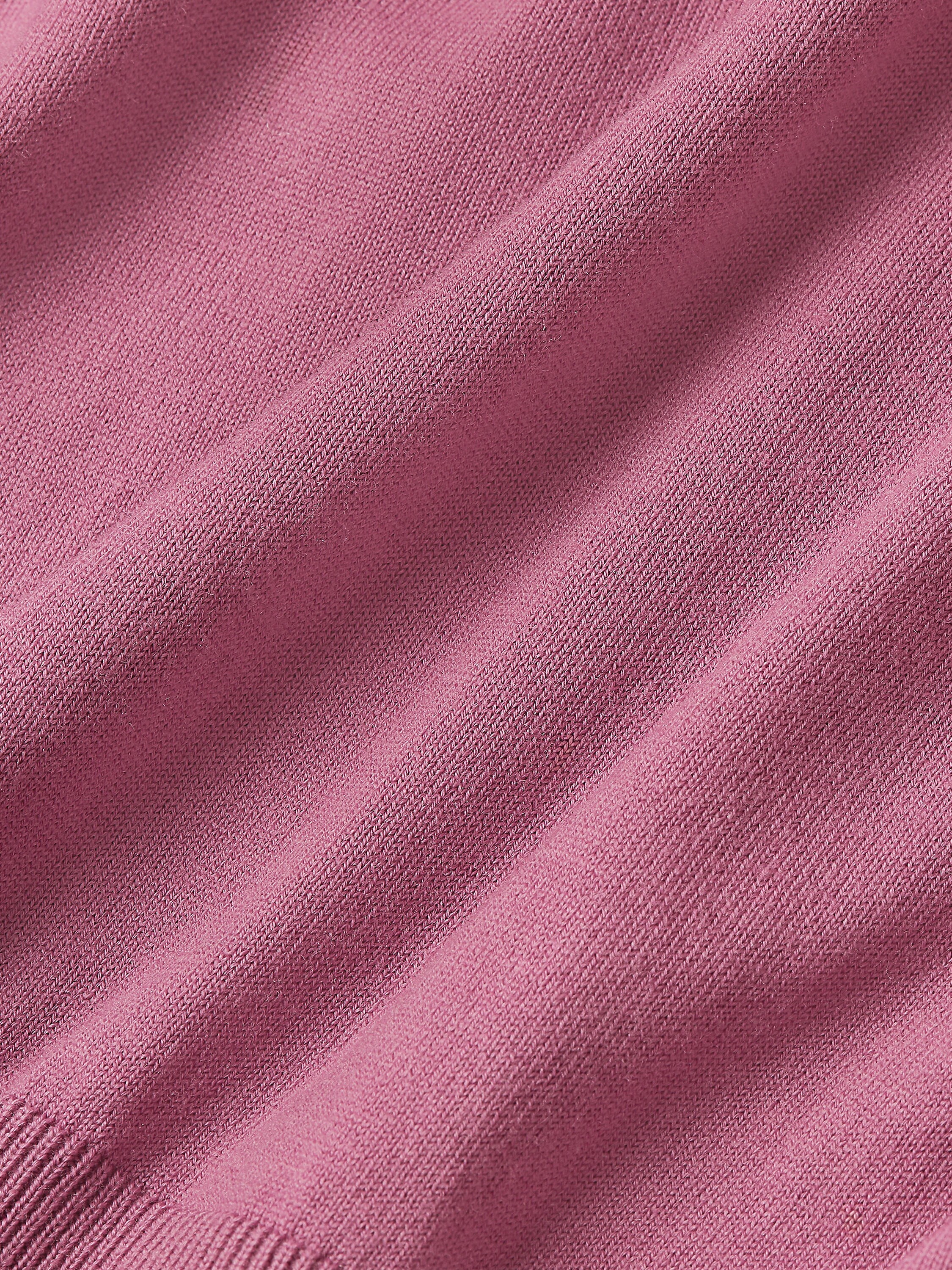 Poloshirt aus Vellus Aureum in Rosa Detailfoto #4 des Produkts