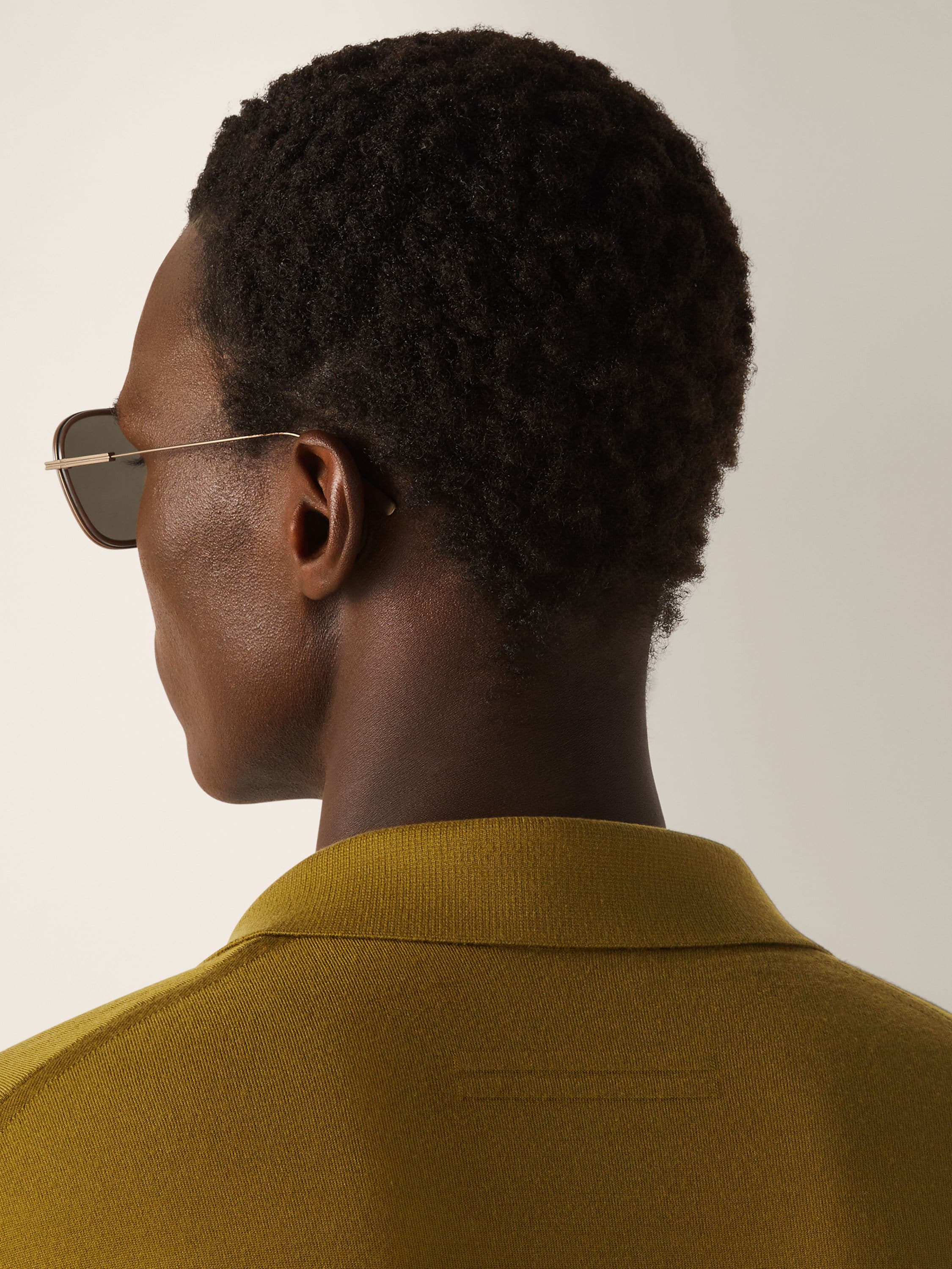 Olive Green Vellus Aureum Polo Shirt Product detail photo #1