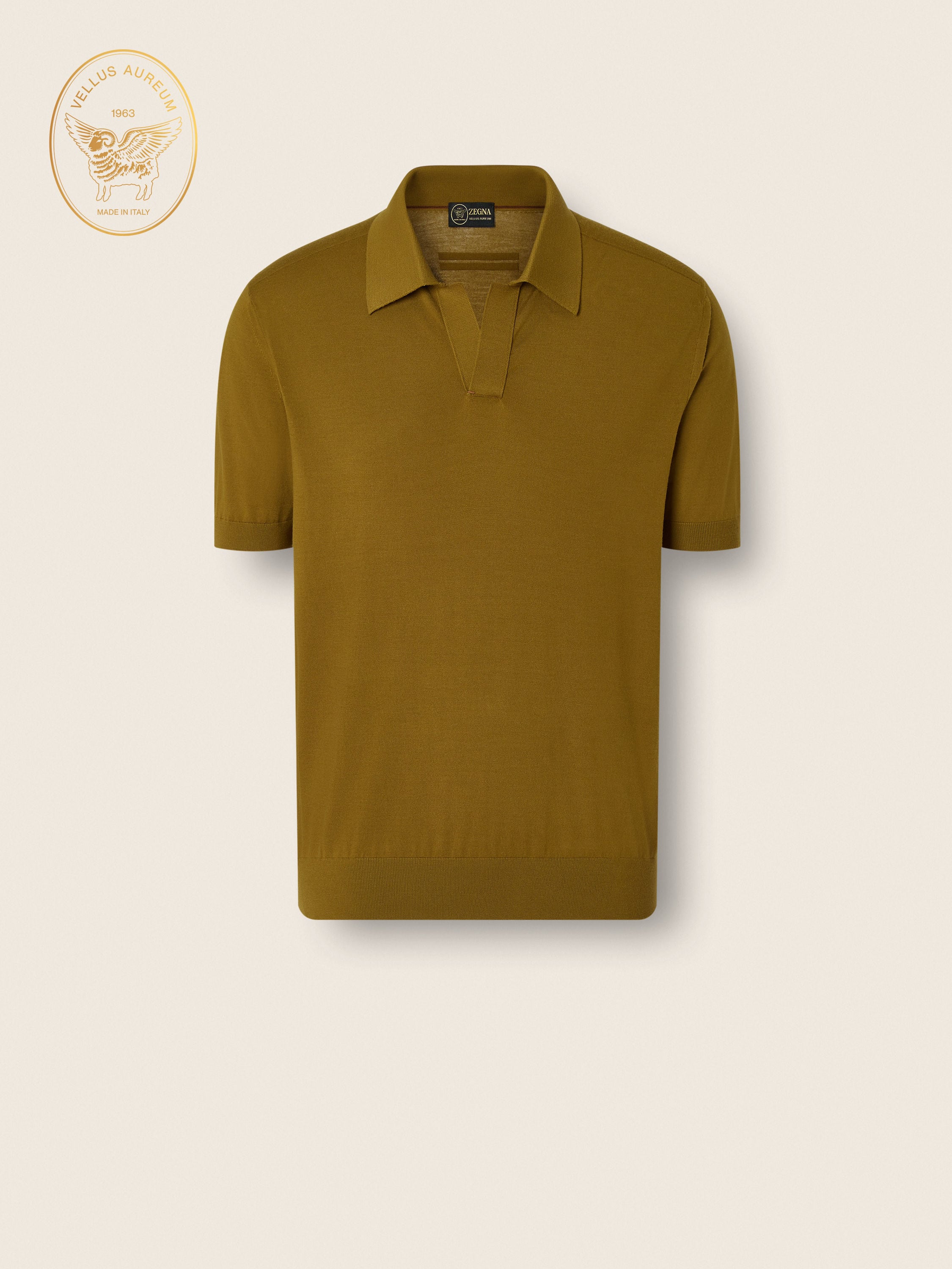 Olive Green Vellus Aureum Polo Shirt Main product photo