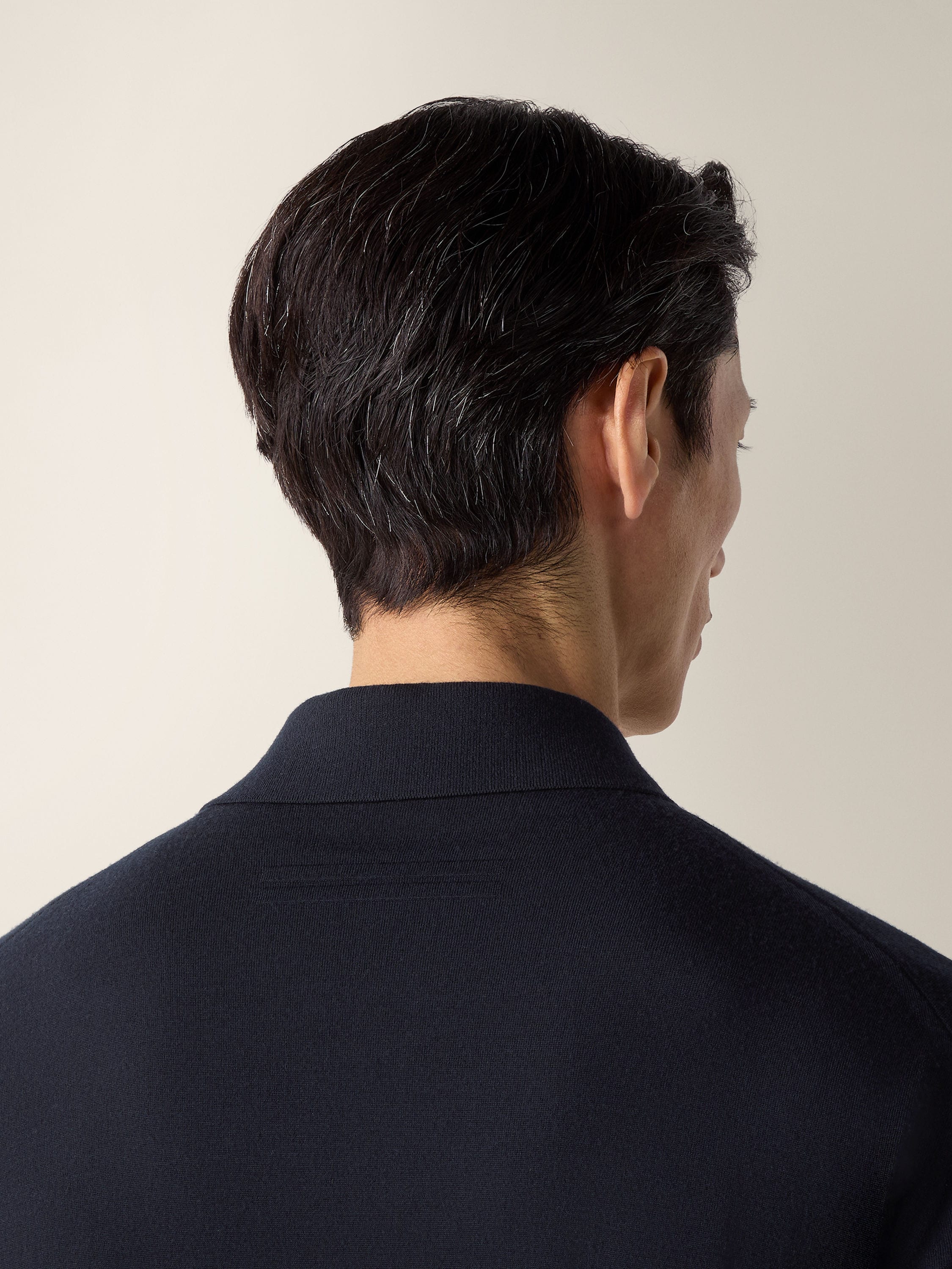 Navy Blue Vellus Aureum Polo Shirt Product detail photo #1