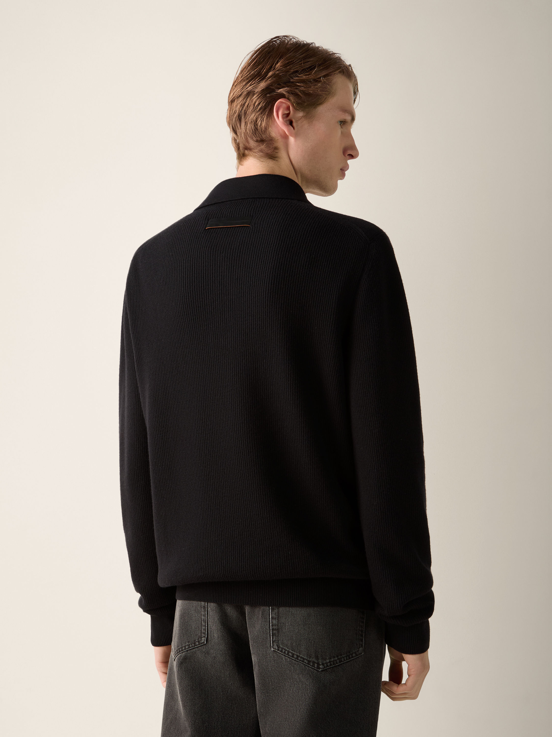 Black Vellus Aureum Polo Shirt Product detail photo #5