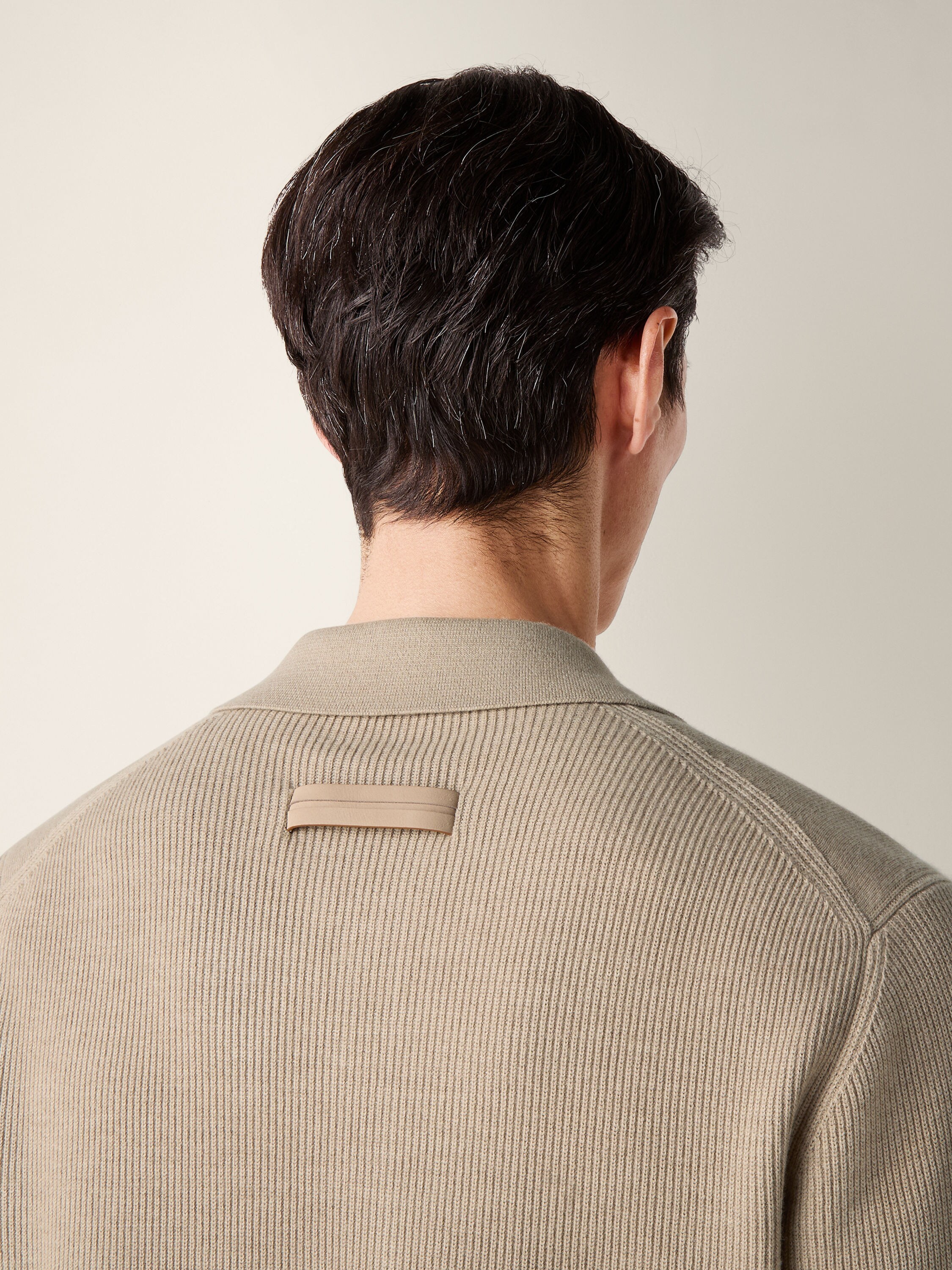 Light Taupe Vellus Aureum Polo Shirt Product detail photo #1