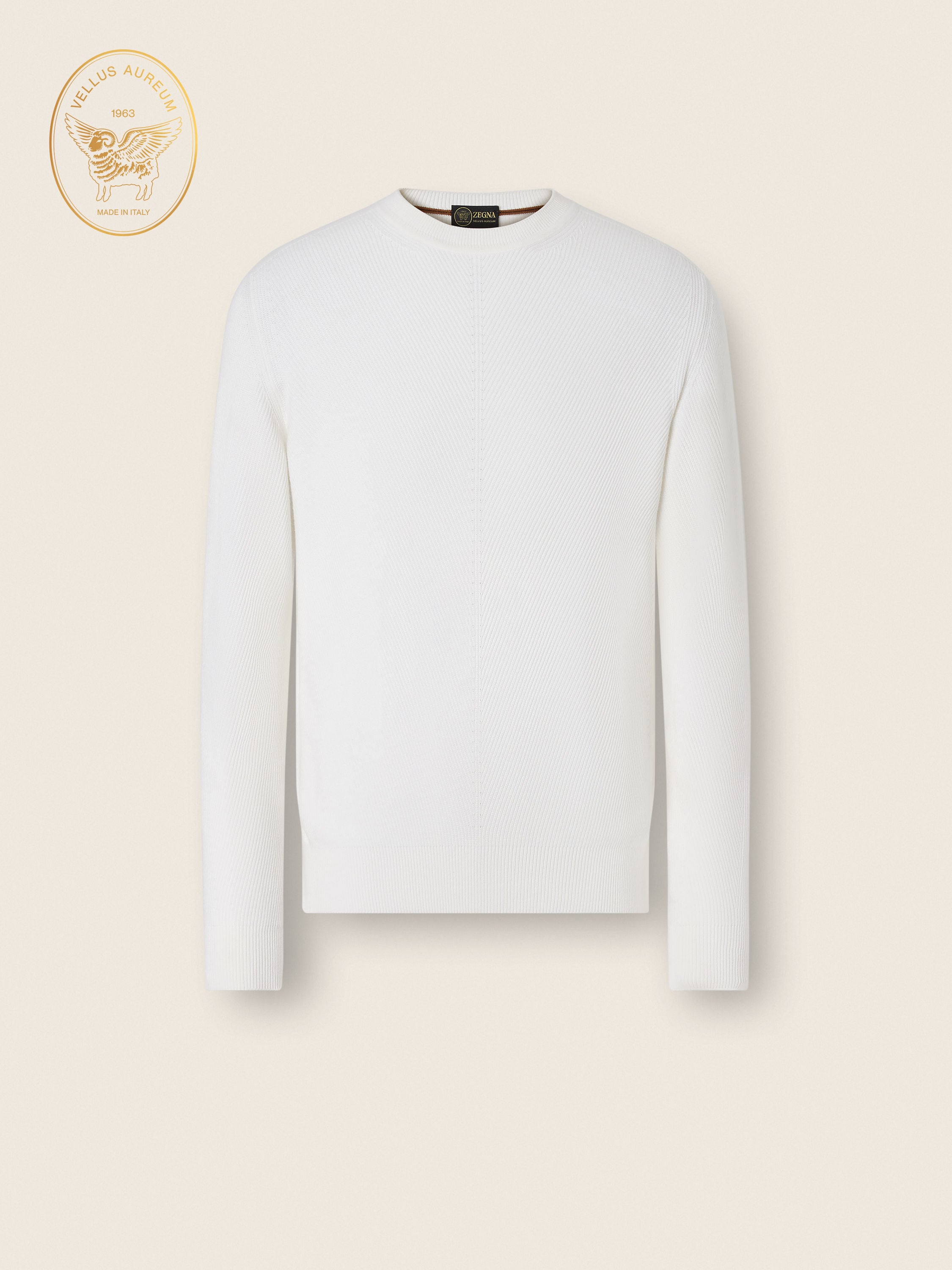 White Vellus Aureum Crewneck Main product photo