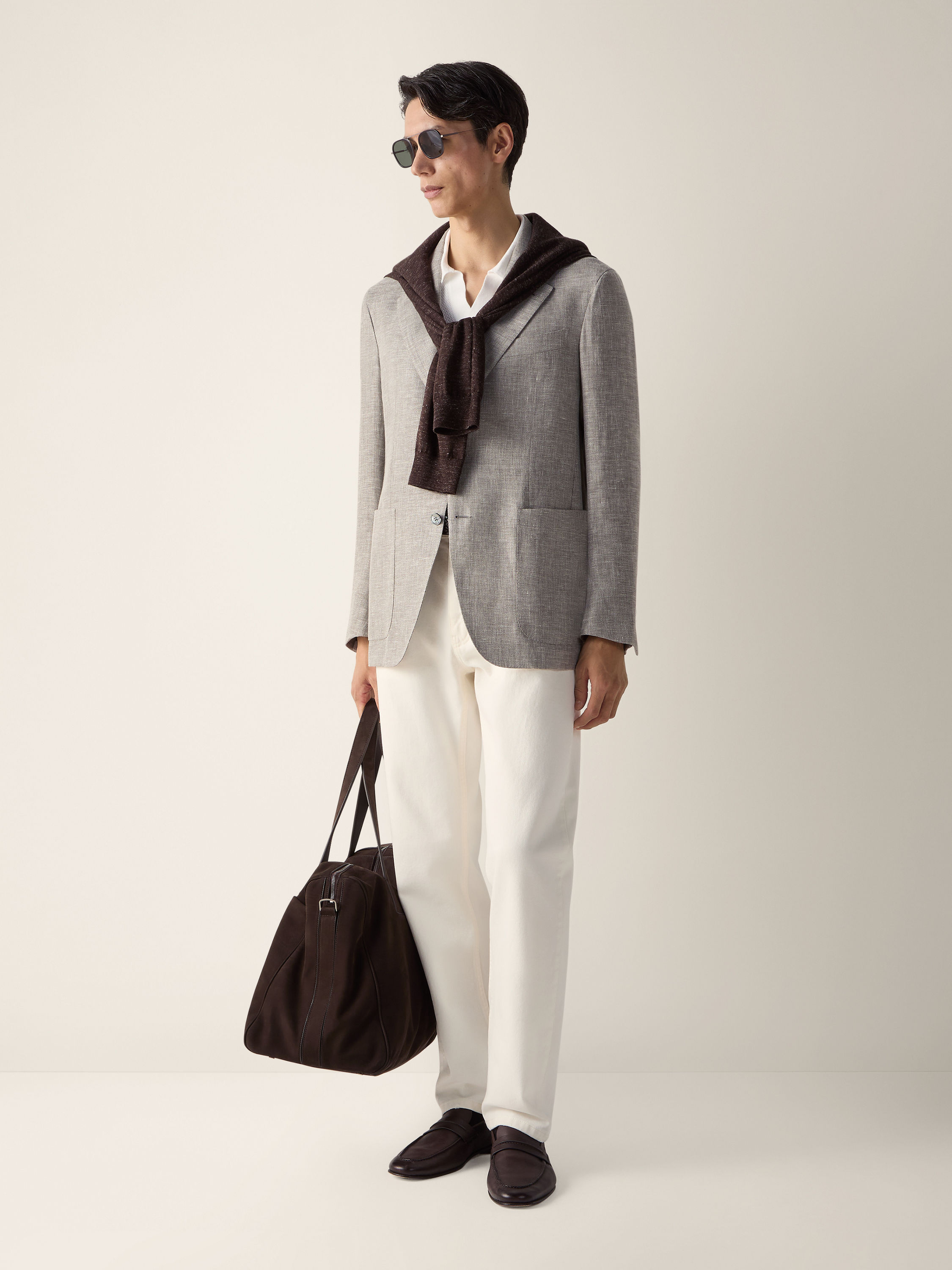 White Premium Cotton Polo Shirt Product detail photo #2