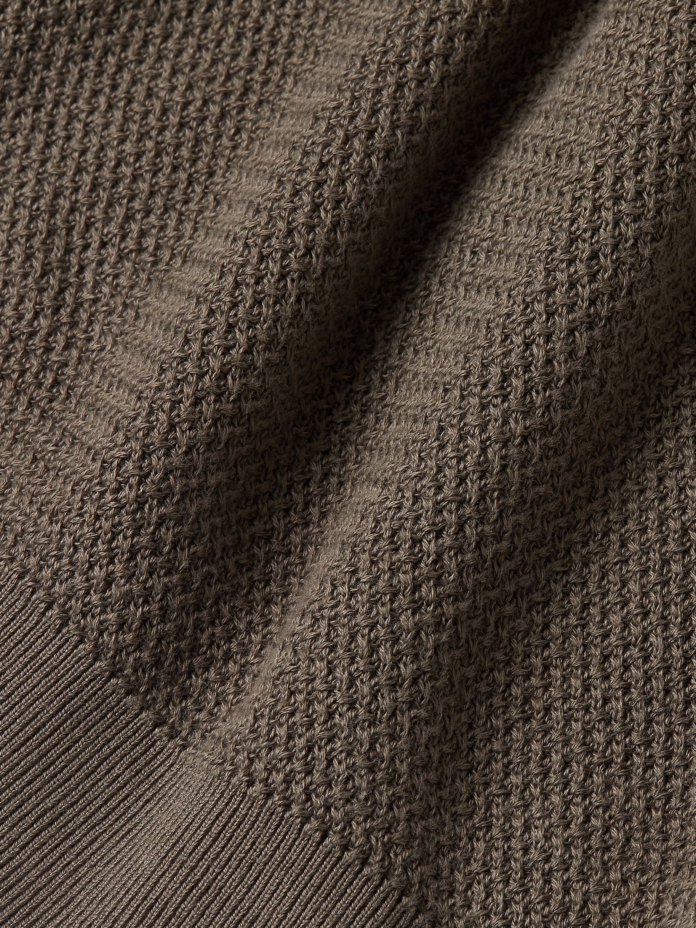 Dark Taupe Premium Cotton Polo Shirt Product detail photo #4