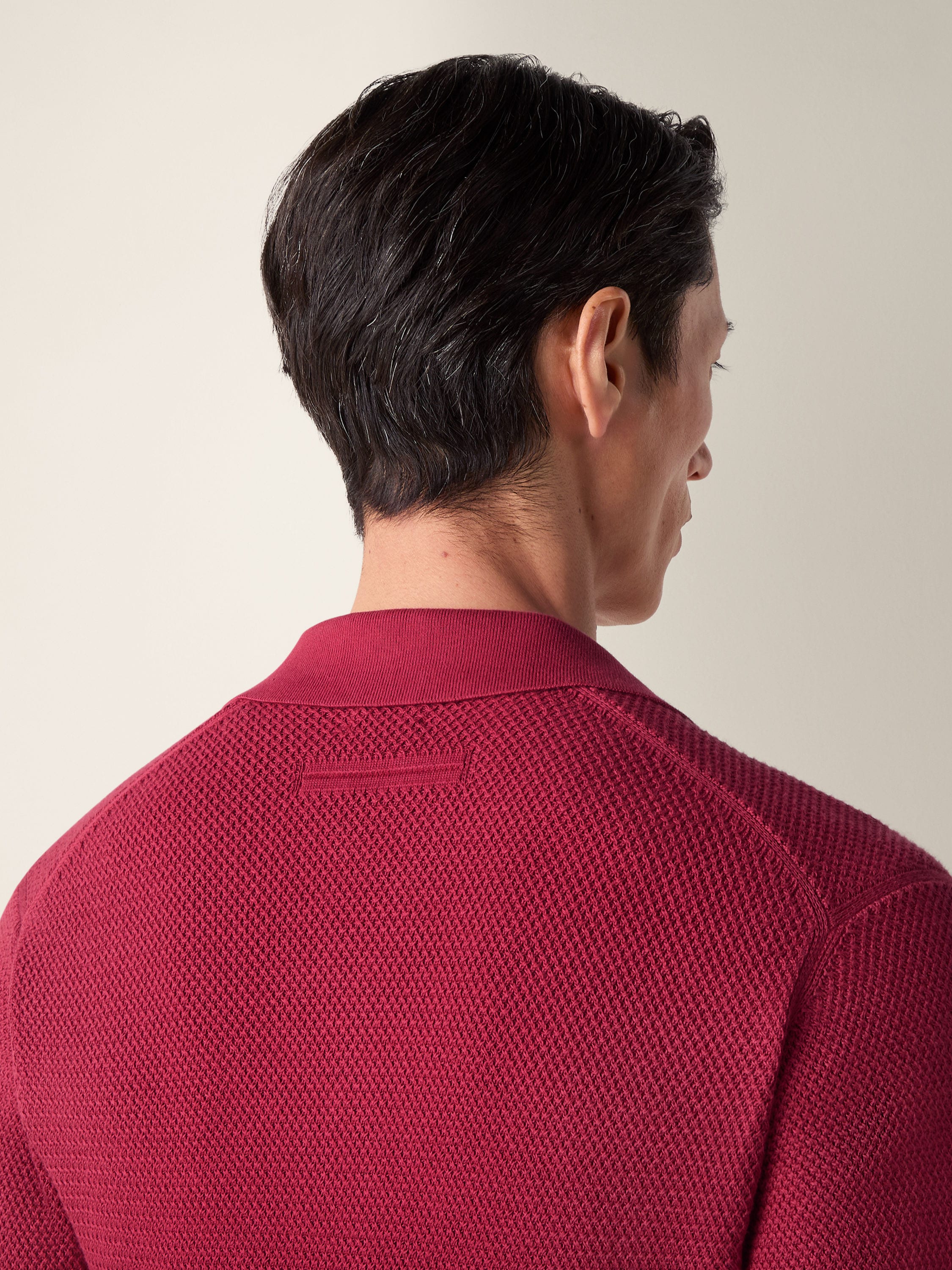 Dark Pink Premium Cotton Polo Shirt Product detail photo #1