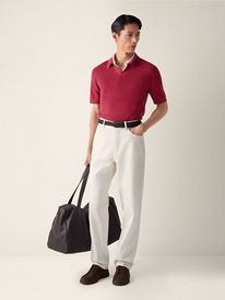 Ermenegildo Zegna COUTURE カシミヤ シルク ニットポロ Luxury Polo Shirts for Men | ZEGNA TH