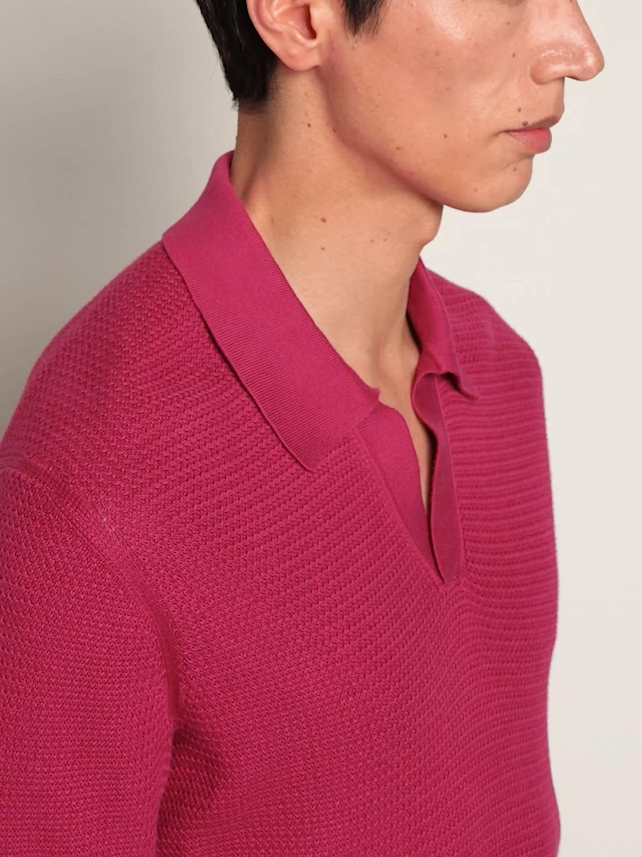 Dark Pink Premium Cotton Polo Shirt