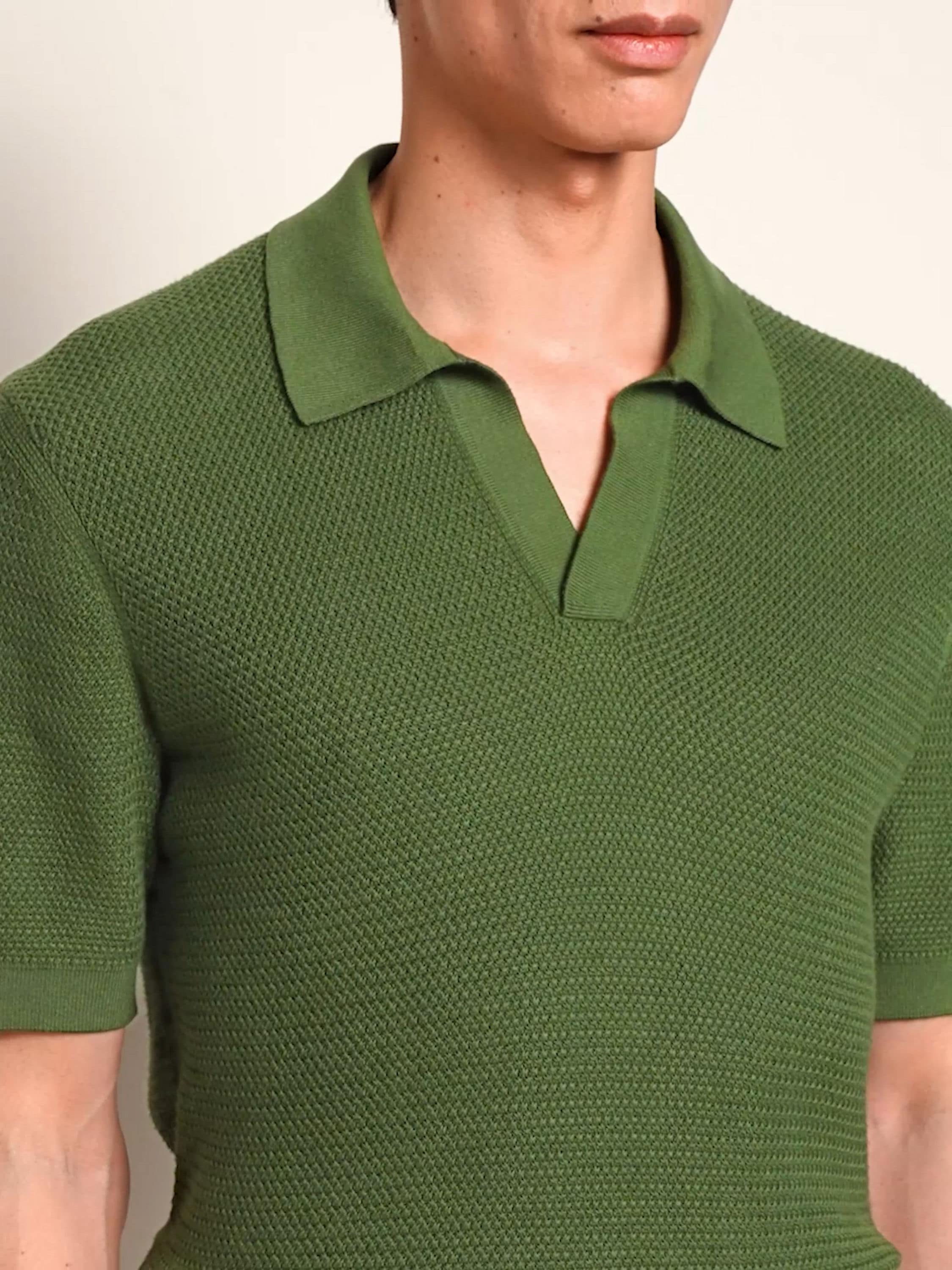 Pine Green Premium Cotton Polo Shirt