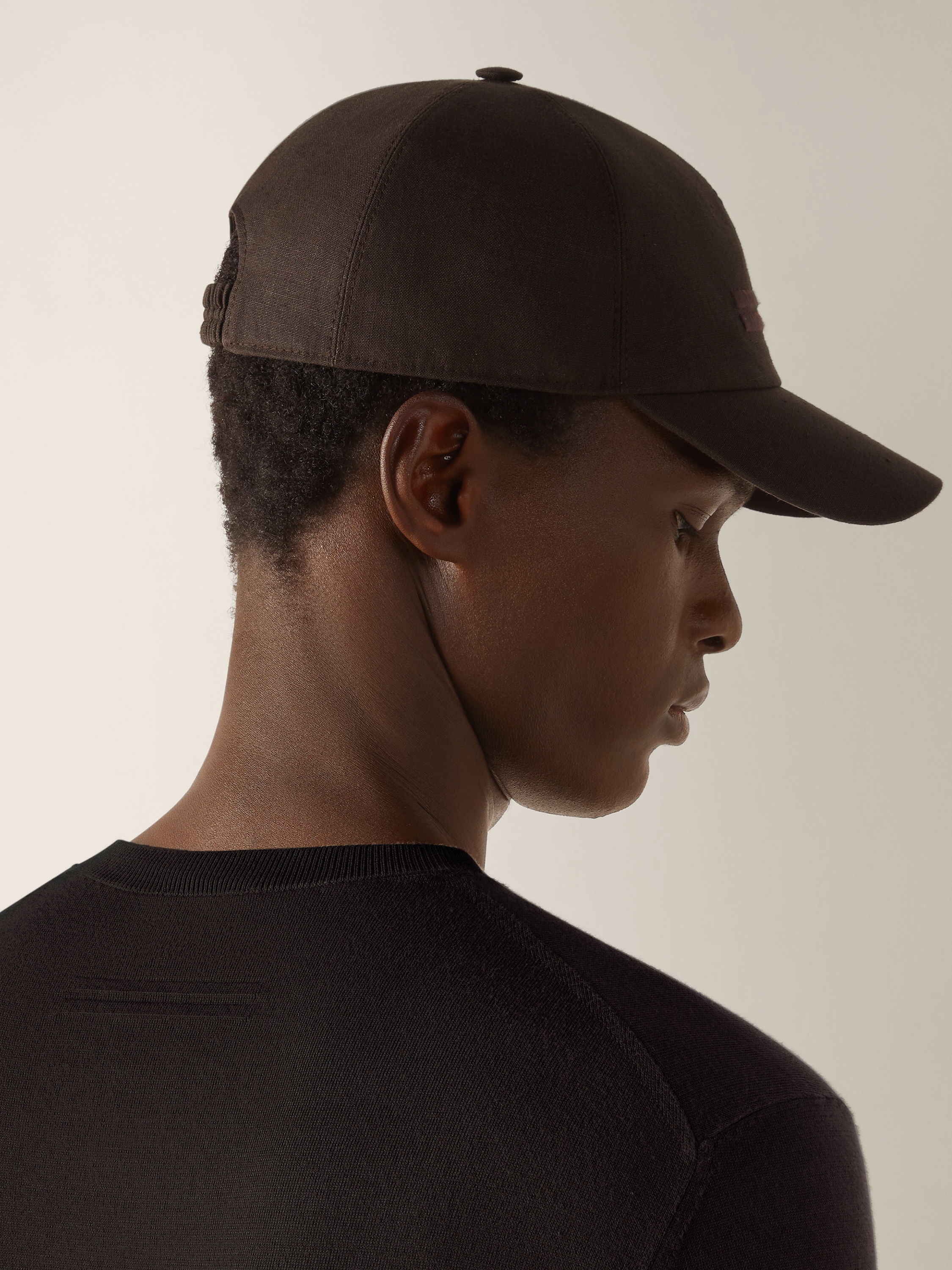 Dark Brown Premium Cotton T-shirt Product detail photo #1