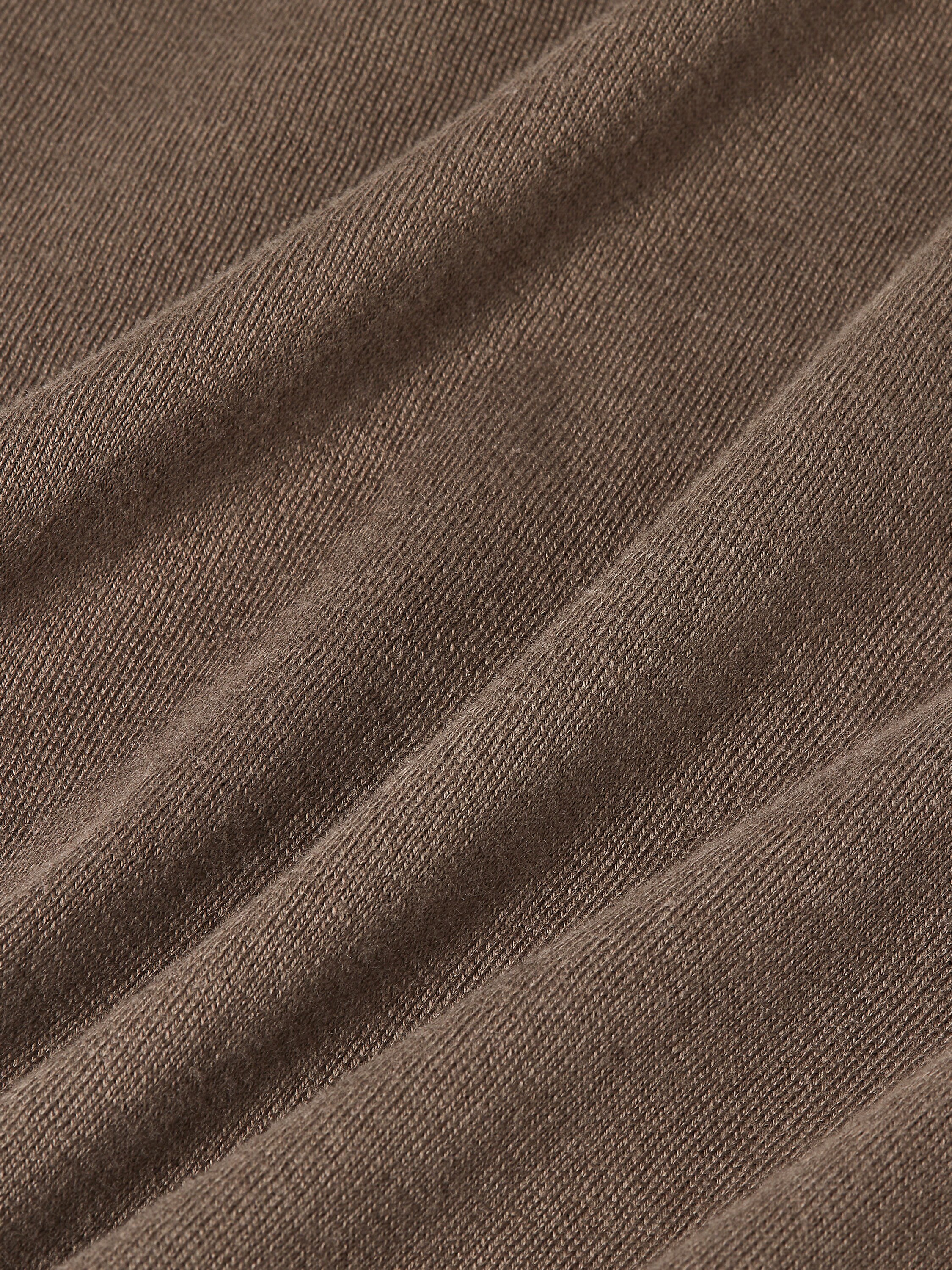 Dark Taupe Premium Cotton T-shirt Product detail photo #3