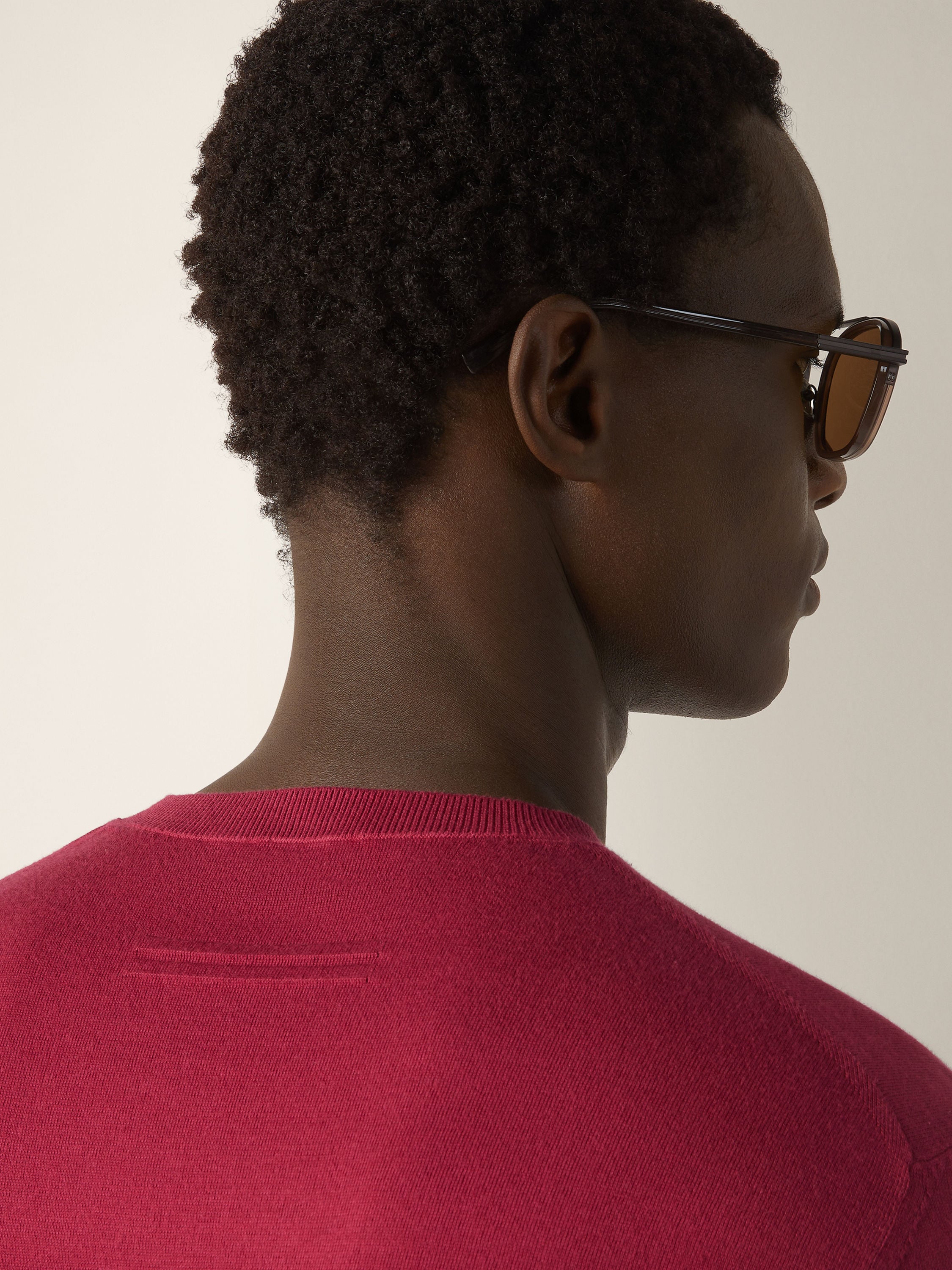 Dark Pink Premium Cotton T-shirt Product detail photo #1