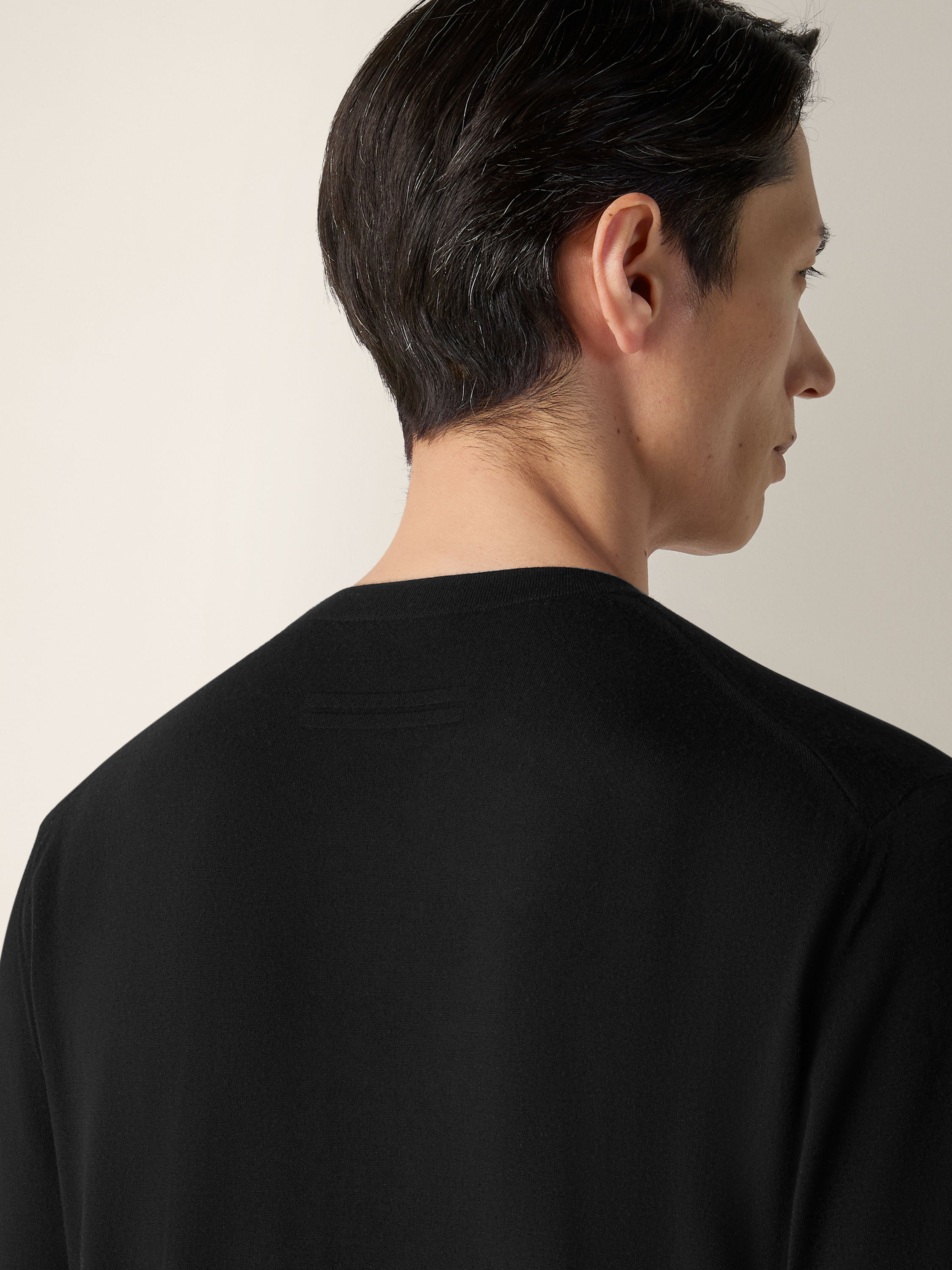 黑色 Vellus Aureum 圆领针织衫 产品细节图 #1
