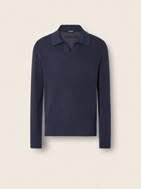 Ermenegildo Zegna COUTURE カシミヤ シルク ニットポロ メンズ ラグジュアリーポロシャツ | ZEGNA JP