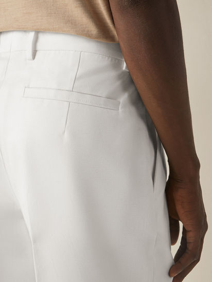 ホワイト コットン&リネン パンツ SS26 37157753 | Zegna JP
