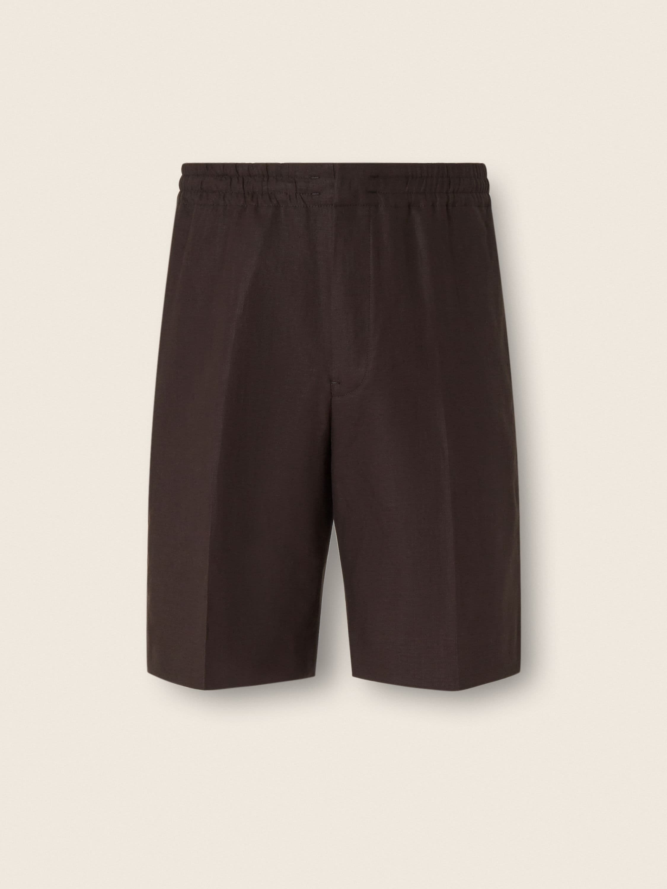 Short in Oasi Lino Marrone Scuro Foto principale del prodotto