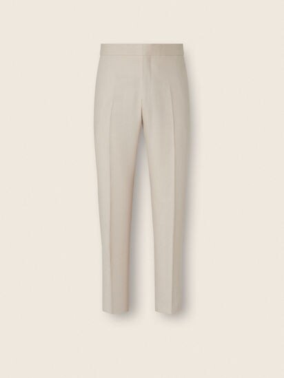ivory cigarette pants ZEGNA