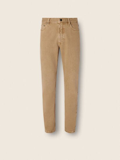 Beige Cotton Roccia Pants SS26 37148757 | Zegna US