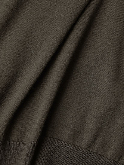 Dark Taupe Mélange Cashseta Zip Mock SS26 37664631 | Zegna US