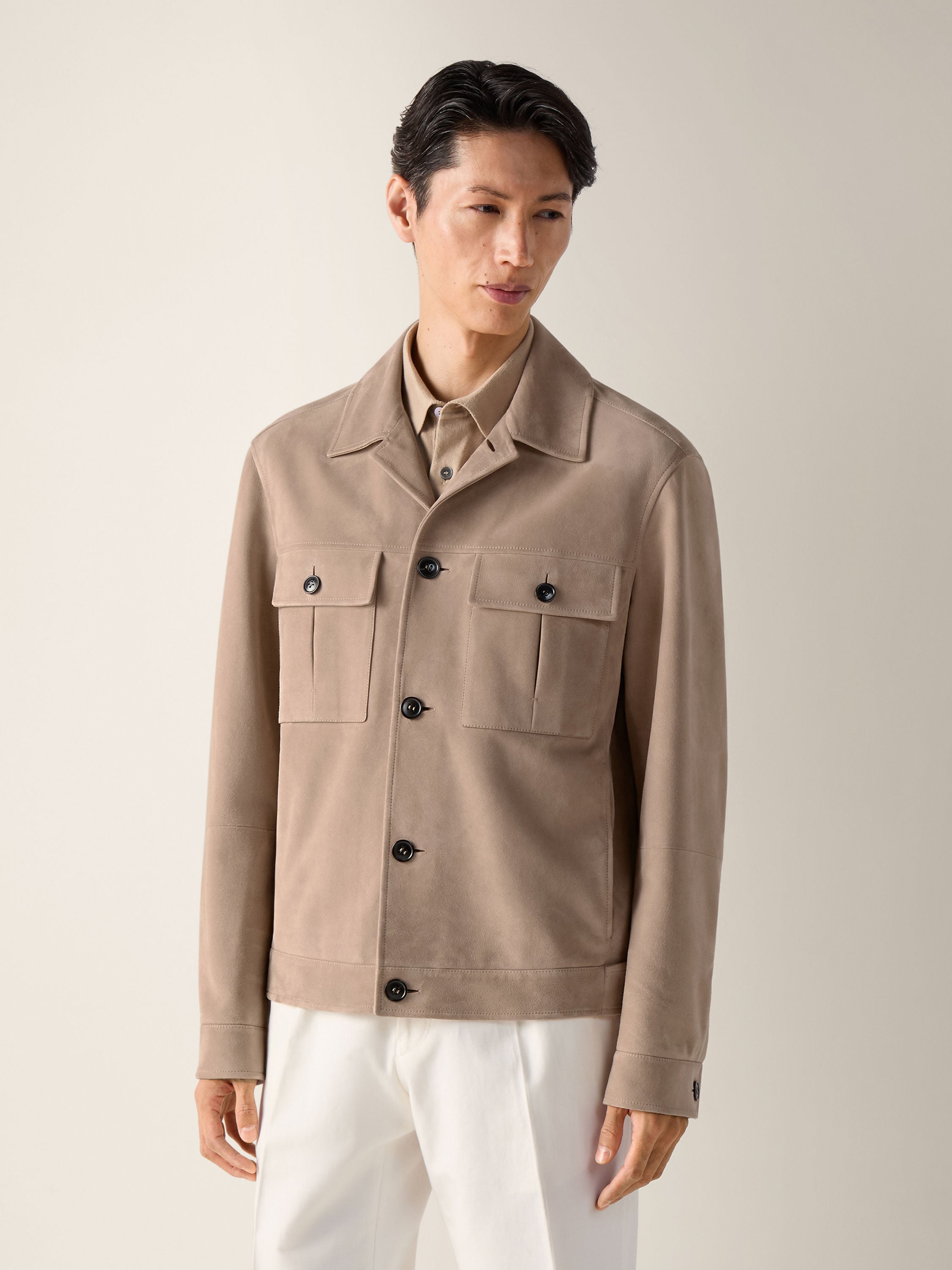 Suede Blouson Product detail photo #3