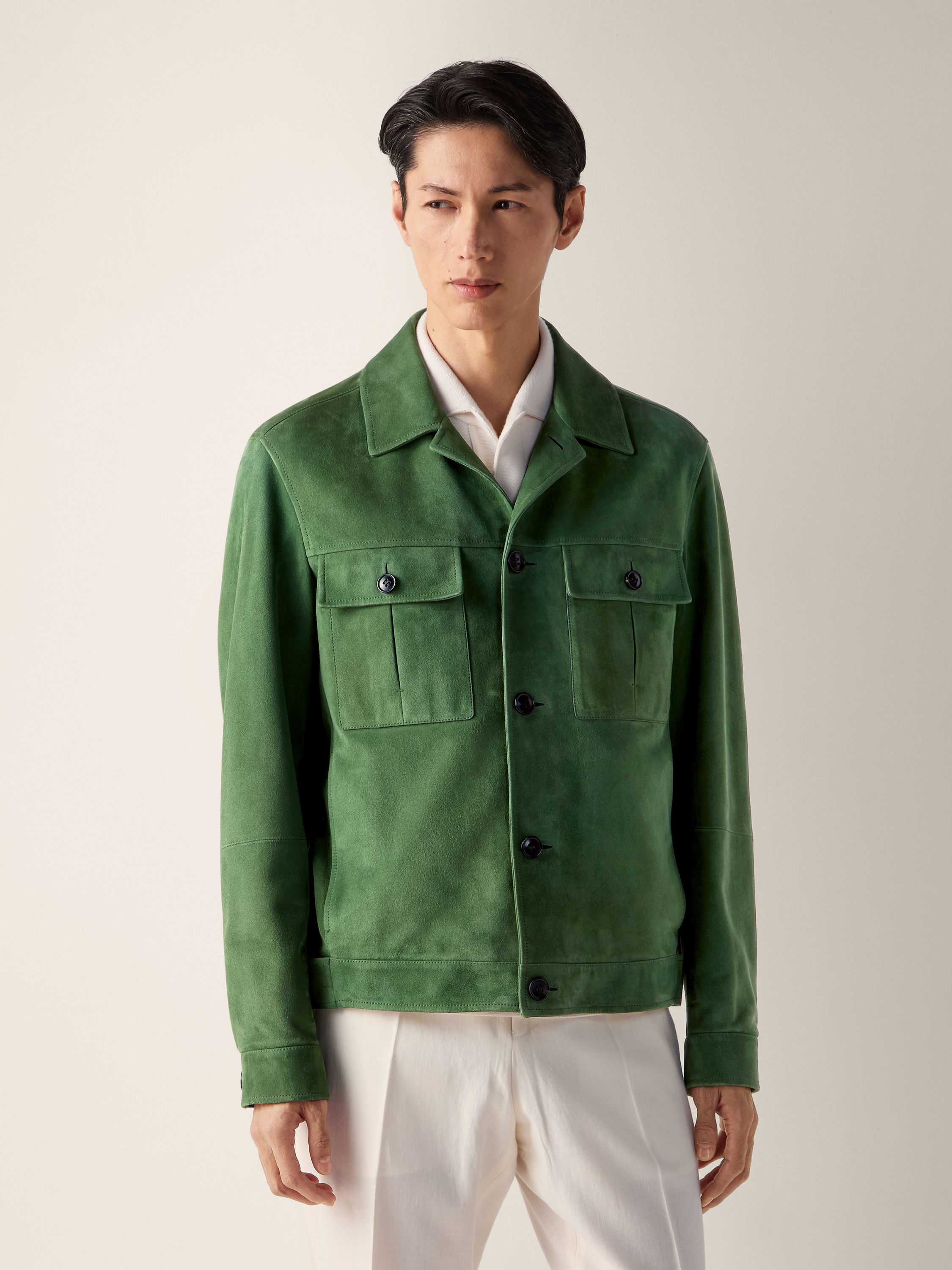 Blouson aus Wildleder Detailfoto #3 des Produkts