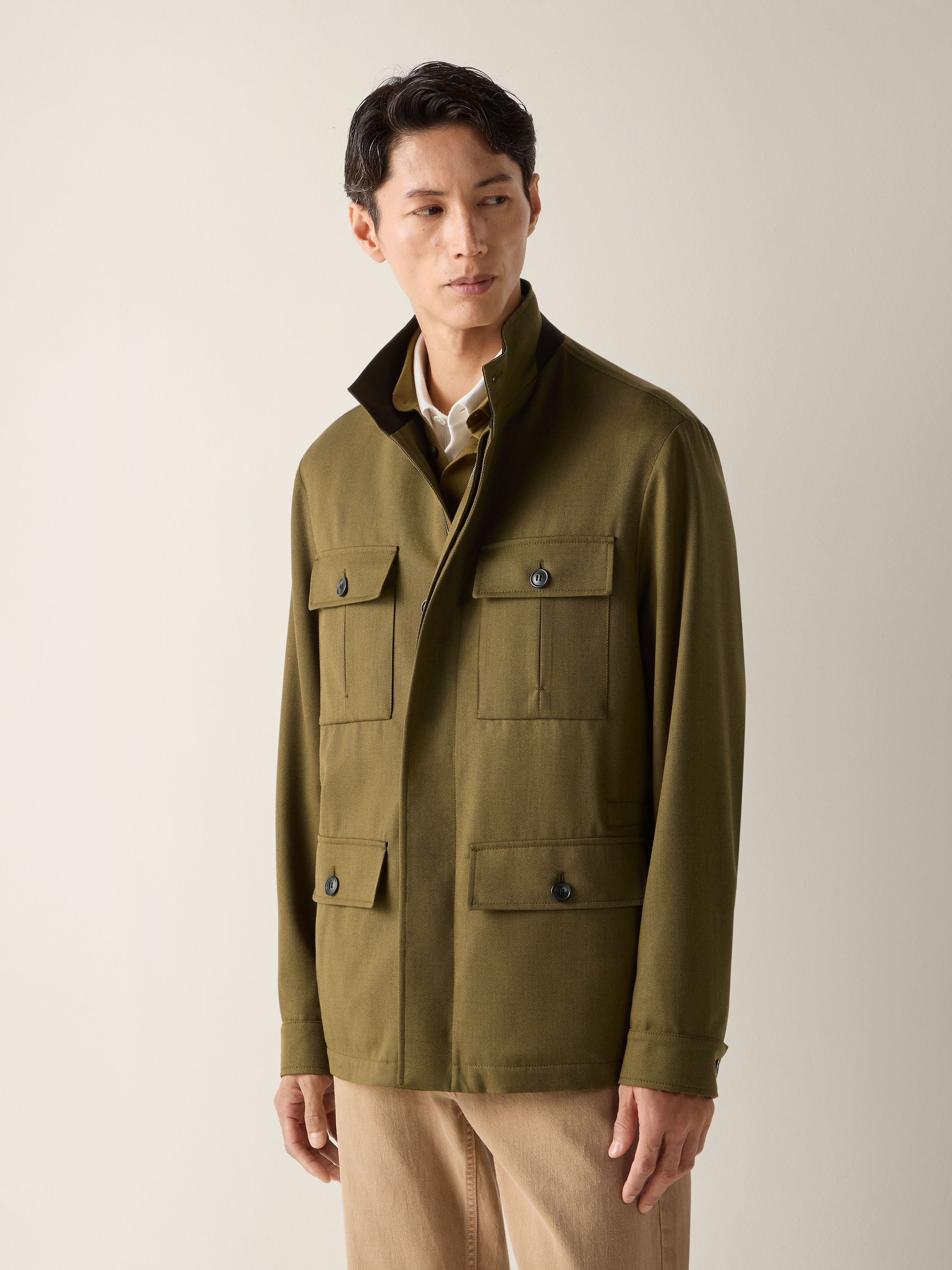 Wool Field Jacket Product detail photo #3