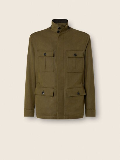 Wool Field Jacket SS26 37094770 | Zegna US