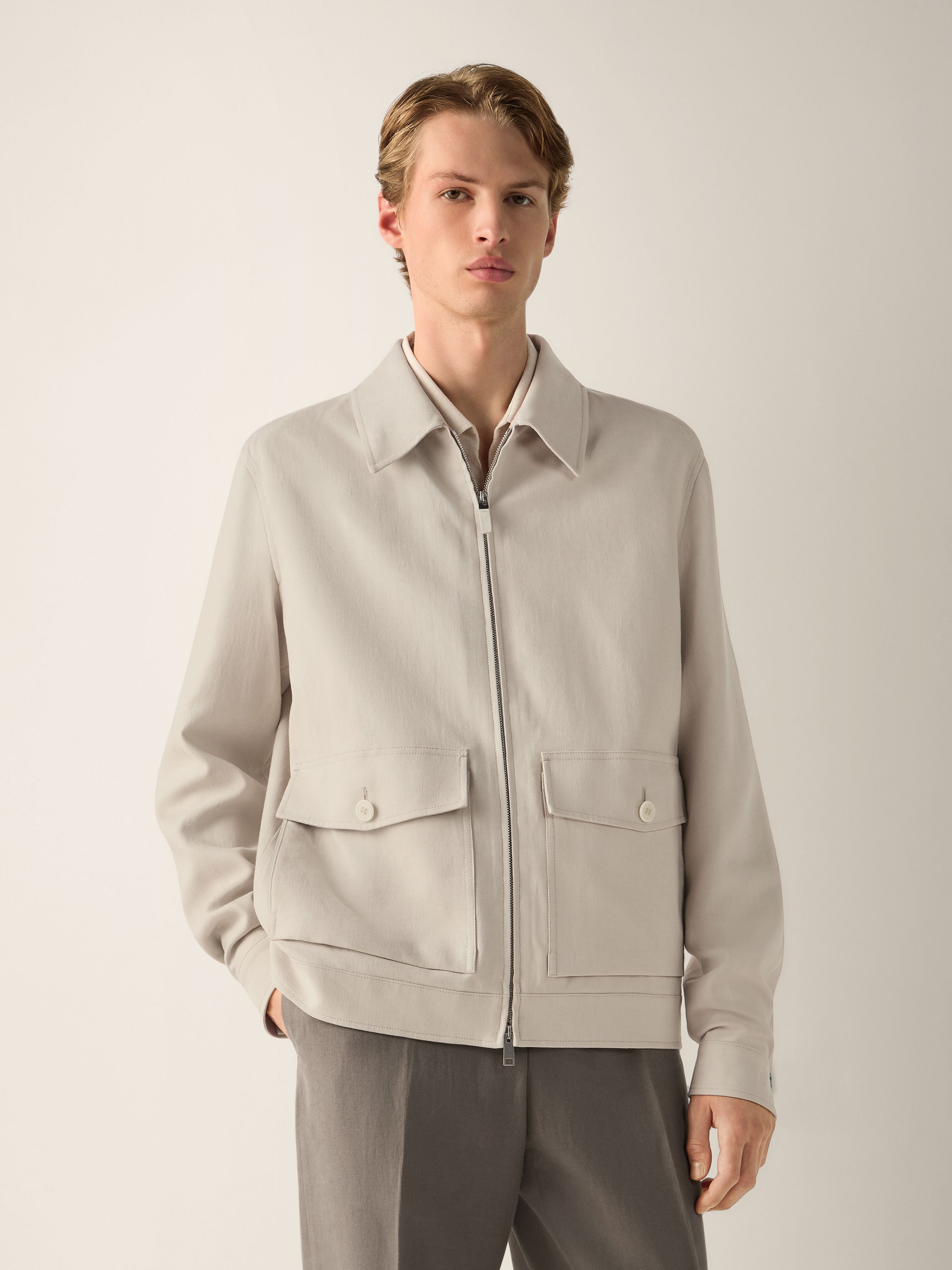 Blouson in Oasi Lino Foto #3 di dettaglio del prodotto