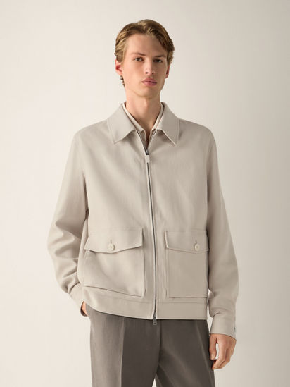 Oasi Lino Blouson SS26 37581997 | Zegna US