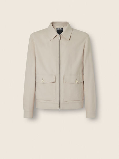 Oasi Lino Blouson SS26 37581997 | Zegna US