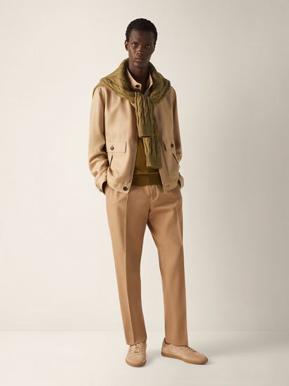 Oasi Cashmere Elements Blouson SS26 37081266 | Zegna US