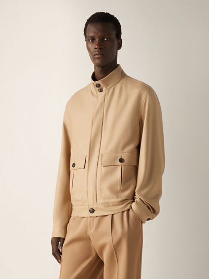 Oasi Cashmere Elements Blouson SS26 37081266 | Zegna US