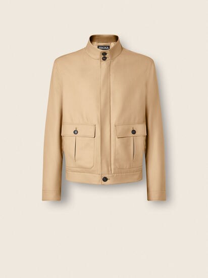 Oasi Cashmere Elements Blouson SS26 37081266 | Zegna US