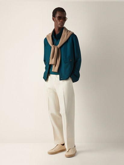 Oasi Cashmere Elements Blouson SS26 37081307 | Zegna FR