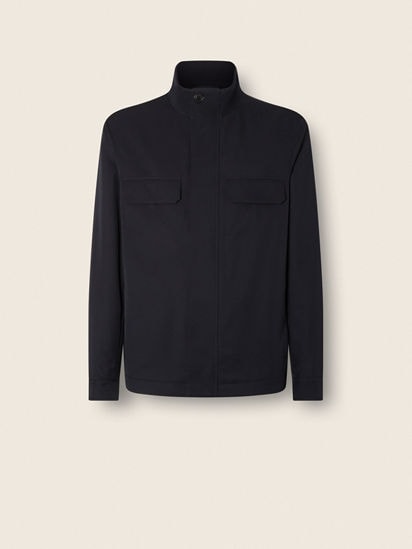 Microfiber Motorin 125cc Field Jacket SS26 37121245 | Zegna US