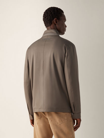 Microfiber Motorin 125cc Field Jacket SS26 37121264 | Zegna US