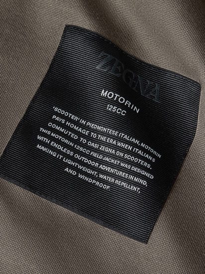 Microfiber Motorin 125cc Field Jacket SS26 37121264 | Zegna JP