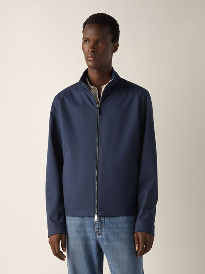 Microfiber Motorin 100cc Blouson SS26 37121536 | Zegna US