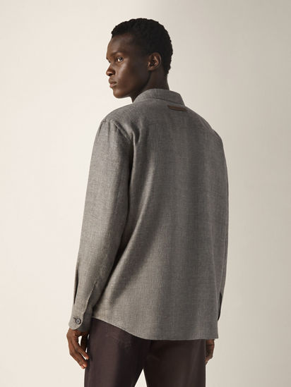 Cashmere Linen and Silk Overshirt SS26 37147240 | Zegna ROW