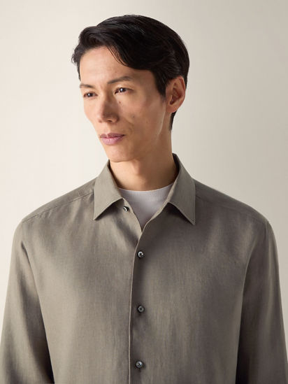 Oasi Lino Shirt SS26 37147616 | Zegna RO