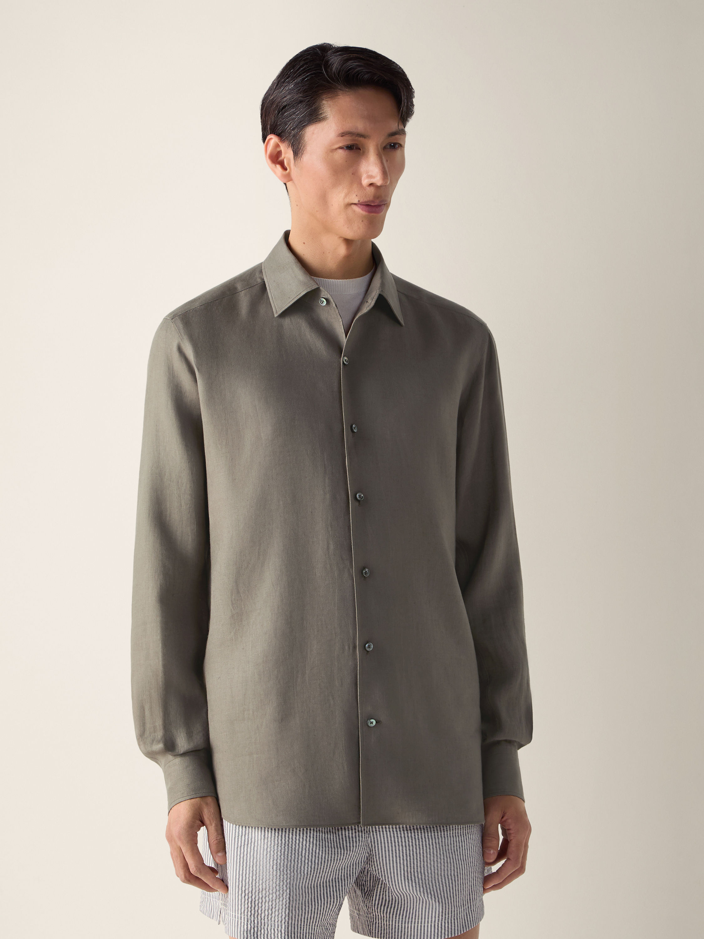 Camisa en Oasi Lino Foto #3 de detalle del producto