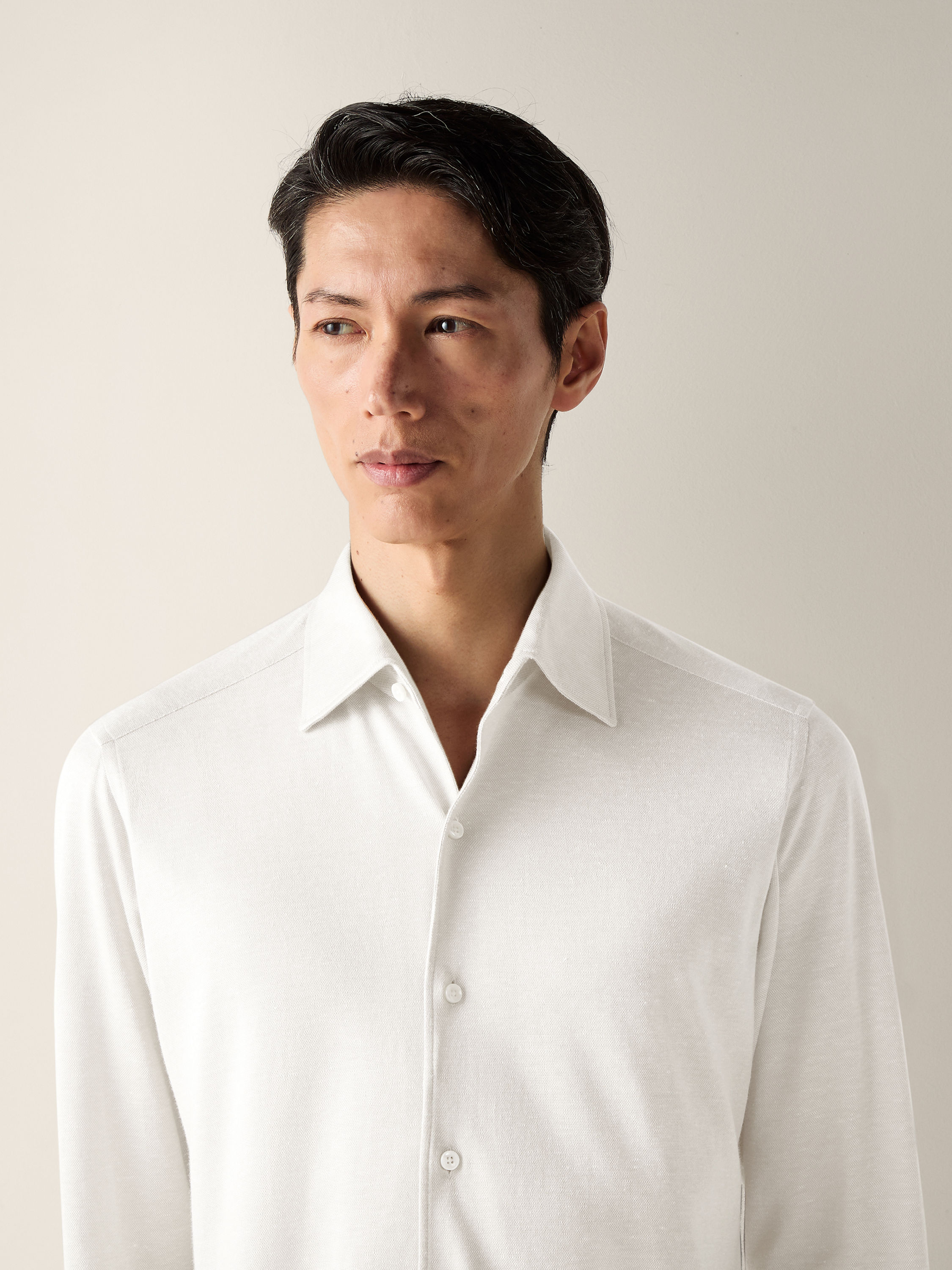 Hemd aus Seide, Leinen und Baumwolle Detailfoto #2 des Produkts